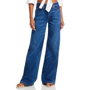 RE/DONE 70s Ultra High Rise Wide Leg Jeans Monterey Faded Size 30‎